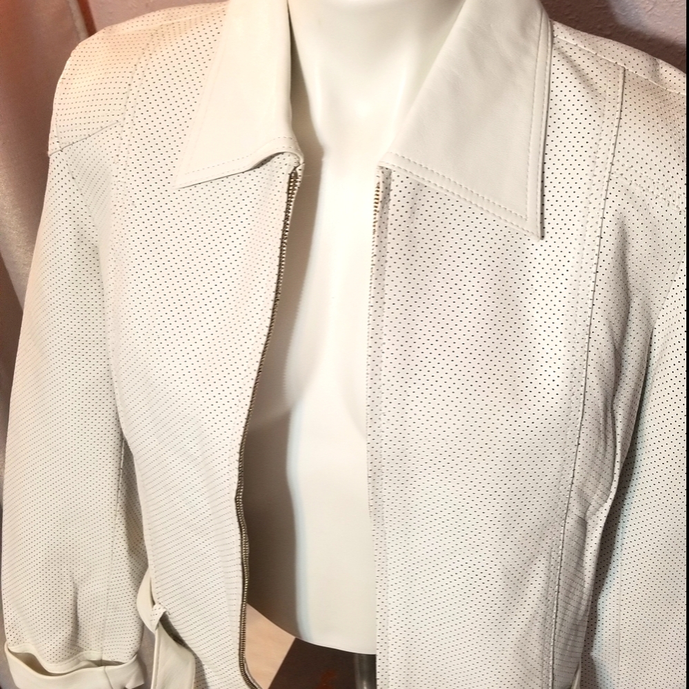 COPY - Vintage Nicola Berti mesh leather jacket